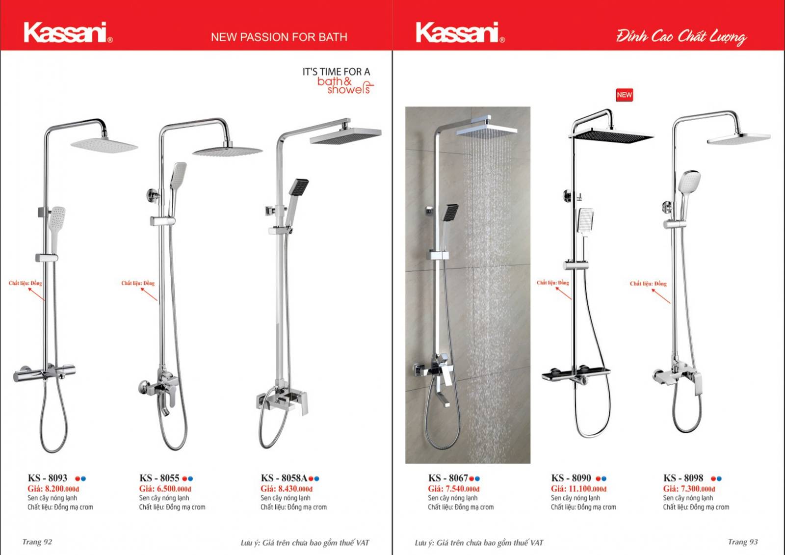 Thiết bị vệ sinh KASSANI Catalogue và bảng giá mới nhất 2024 /Page 47
